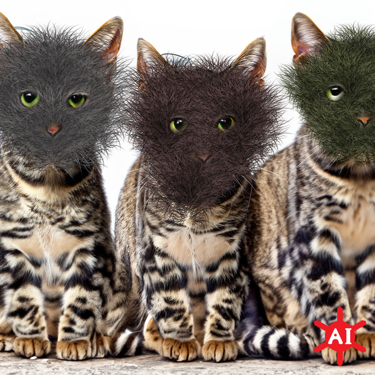 王余魚家で飼われる猫たち